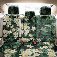 Hawaii Plumeria Tropical Leaves Back Car Seat Cover Monstera Calathea Palm Fronds
