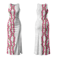 Hawaii Aalii Lei Family Matching Tank Maxi Dress and Hawaiian Shirt Aalii Ku Makani