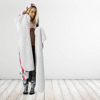 Hawaii Aalii Lei Hooded Blanket Aalii Ku Makani