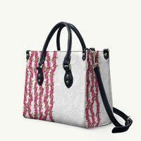 Hawaii Aalii Lei Leather Bag Aalii Ku Makani