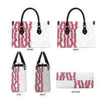 Hawaii Aalii Lei Leather Bag Aalii Ku Makani