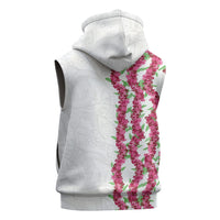 Hawaii Aalii Lei Sleeveless Hoodie Aalii Ku Makani