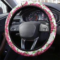Hawaii Aalii Lei Steering Wheel Cover Aalii Ku Makani
