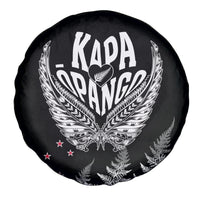 New Zealand Rugby Spare Tire Cover NZ Opango Forever Silver Fern Heart LT01 - Polynesian Pride
