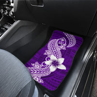Hafa Adai Guam Car Mats Polynesian Floral Purple Pattern LT01 - Polynesian Pride