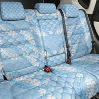 Baby Blue Mermaid Puakenikeni Maile Lei Back Car Seat Cover LT01 - Polynesian Pride