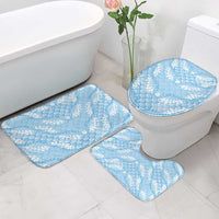 Baby Blue Mermaid Puakenikeni Maile Lei Bathroom Set LT01 - Polynesian Pride