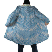 Baby Blue Mermaid Puakenikeni Maile Lei Cloak LT01 - Polynesian Pride