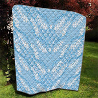Baby Blue Mermaid Puakenikeni Maile Lei Quilt LT01 - Polynesian Pride