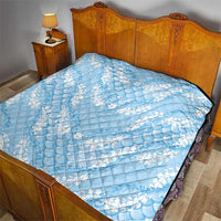 Baby Blue Mermaid Puakenikeni Maile Lei Quilt LT01 - Polynesian Pride