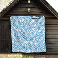 Baby Blue Mermaid Puakenikeni Maile Lei Quilt LT01 - Polynesian Pride