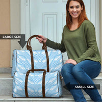 Baby Blue Mermaid Puakenikeni Maile Lei Travel Bag LT01 - Polynesian Pride