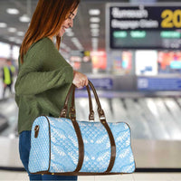 Baby Blue Mermaid Puakenikeni Maile Lei Travel Bag LT01 - Polynesian Pride