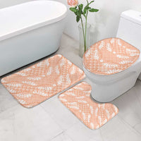 Apricot Mermaid Puakenikeni Maile Lei Bathroom Set LT01 - Polynesian Pride