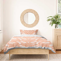 Apricot Mermaid Puakenikeni Maile Lei Bedding Set LT01 - Polynesian Pride