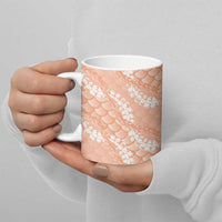 Apricot Mermaid Puakenikeni Maile Lei Ceramic Mug LT01 - Polynesian Pride