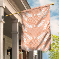 Apricot Mermaid Puakenikeni Maile Lei Garden Flag LT01 House Flag Apricot - Polynesian Pride