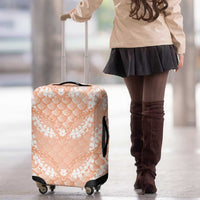 Apricot Mermaid Puakenikeni Maile Lei Luggage Cover LT01 - Polynesian Pride