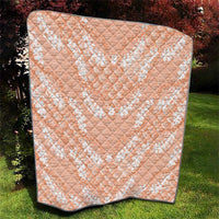 Apricot Mermaid Puakenikeni Maile Lei Quilt LT01 - Polynesian Pride