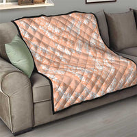 Apricot Mermaid Puakenikeni Maile Lei Quilt LT01 - Polynesian Pride