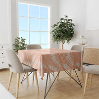Apricot Mermaid Puakenikeni Maile Lei Tablecloth LT01 - Polynesian Pride