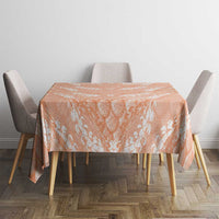 Apricot Mermaid Puakenikeni Maile Lei Tablecloth LT01 - Polynesian Pride