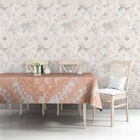 Apricot Mermaid Puakenikeni Maile Lei Tablecloth LT01 - Polynesian Pride