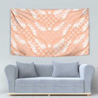 Apricot Mermaid Puakenikeni Maile Lei Tapestry LT01 - Polynesian Pride
