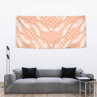 Apricot Mermaid Puakenikeni Maile Lei Tapestry LT01 - Polynesian Pride