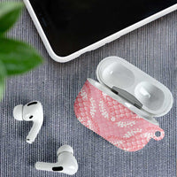 Soft Pink Mermaid Puakenikeni Maile Lei AirPods Case LT01 - Polynesian Pride