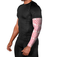 Soft Pink Mermaid Puakenikeni Maile Lei Arm Sleeves LT01 - Polynesian Pride