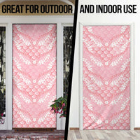 Soft Pink Mermaid Puakenikeni Maile Lei Door Cover LT01 - Polynesian Pride