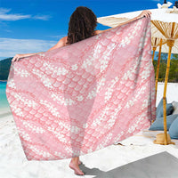 Soft Pink Mermaid Puakenikeni Maile Lei Sarong LT01 One Size 44 x 66 inches Pink - Polynesian Pride