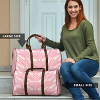 Soft Pink Mermaid Puakenikeni Maile Lei Travel Bag LT01 - Polynesian Pride