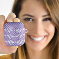 Lilac Mermaid Puakenikeni Maile Lei AirPods Case LT01 - Polynesian Pride