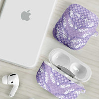Lilac Mermaid Puakenikeni Maile Lei AirPods Case LT01 - Polynesian Pride