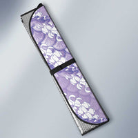 Lilac Mermaid Puakenikeni Maile Lei Auto Sun Shade LT01 - Polynesian Pride