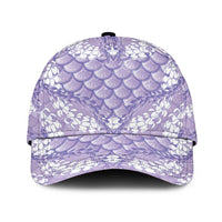 Lilac Mermaid Puakenikeni Maile Lei Classic Cap LT01 Universal Fit Purple - Polynesian Pride
