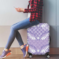 Lilac Mermaid Puakenikeni Maile Lei Luggage Cover LT01 - Polynesian Pride