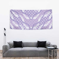 Lilac Mermaid Puakenikeni Maile Lei Tapestry LT01 - Polynesian Pride