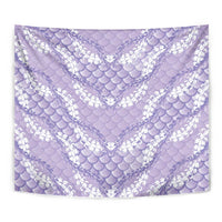 Lilac Mermaid Puakenikeni Maile Lei Tapestry LT01 - Polynesian Pride