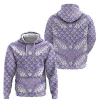 Lilac Mermaid Puakenikeni Maile Lei Zip Hoodie LT01 - Polynesian Pride