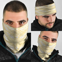 Pastel Yellow Mermaid Puakenikeni Maile Lei Neck Gaiter LT01 - Polynesian Pride