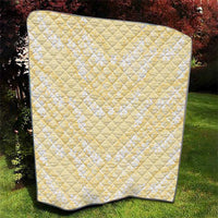 Pastel Yellow Mermaid Puakenikeni Maile Lei Quilt LT01 - Polynesian Pride