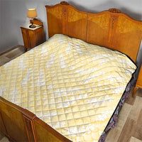 Pastel Yellow Mermaid Puakenikeni Maile Lei Quilt LT01 - Polynesian Pride