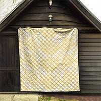 Pastel Yellow Mermaid Puakenikeni Maile Lei Quilt LT01 - Polynesian Pride