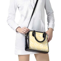 Pastel Yellow Mermaid Puakenikeni Maile Lei Shoulder Handbag LT01 - Polynesian Pride