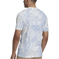 Samoa White Sunday Rugby Jersey Plumeria Floral