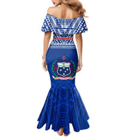 Samoa Rugby Mermaid Dress Manu Samoa Polynesian Tatoo Pattern LT01 - Polynesian Pride