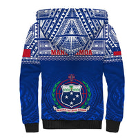 Samoa Rugby Sherpa Hoodie Manu Samoa Polynesian Tatoo Pattern LT01 - Polynesian Pride
